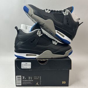 Nike Shoes Air Jordan 4 Retro GS “Black Motorsports” 2024